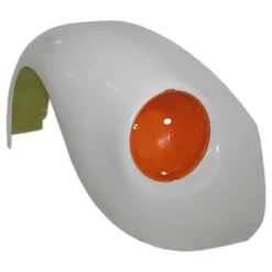 Aile avant droite poly élargie +5 cm CSP pour VOLKSWAGEN Coccinelle 1302 et 1303 berline et cabriolet (08/1970-07/1974)