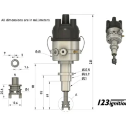 Allumage électronique à dépression pour Renault 16 et Alpine 1600 (09/1968- 12/1979)