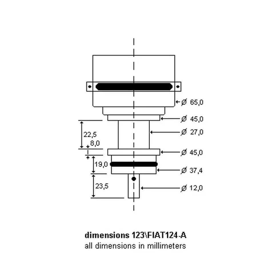 Allumeur électronique 123 Ignition pour Fiat 124 et 131