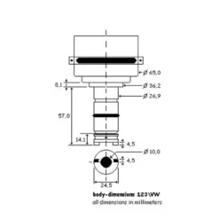 Allumeur électronique 123 IGNITION pour Porsche 912 (1965-1969) - avec dépression