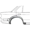Arc d'aile arrière droit pour BMW Série 3 E30 Berline 4 portes phase 1 (-08/1987) - côté passager