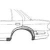 Arc d'aile arrière gauche pour BMW Série 3 E30 Berline et Touring 4 portes phase 2 (09/1987-) - côté conducteur