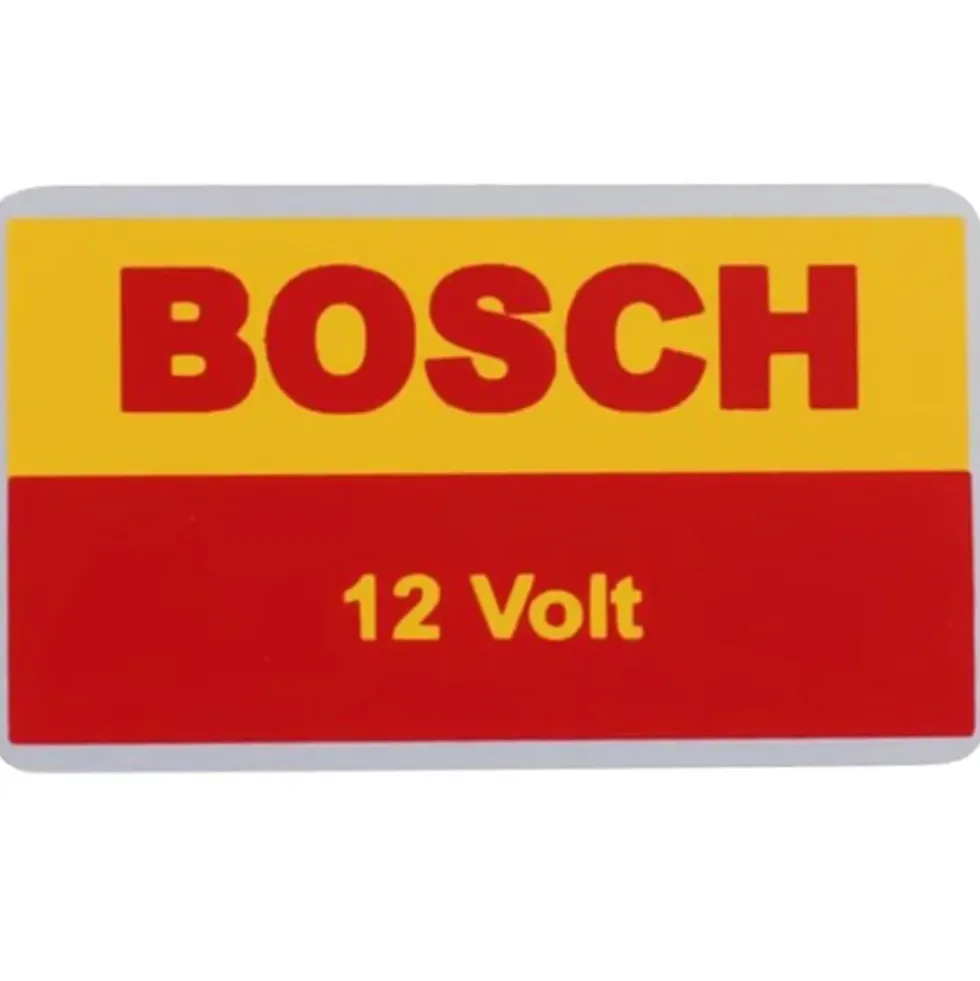 Autocollant BOSCH 12v