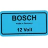 Autocollant BOSCH 12v Made in Germany pour VOLKSWAGEN Combi Bay Window (08/1967-07/1979)