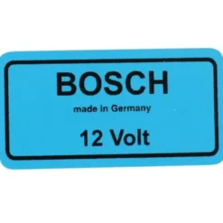 Autocollant BOSCH 12v Made in Germany pour VOLKSWAGEN Combi Bay Window (08/1967-07/1979)