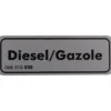 Autocollant Diesel pour VOLKSWAGEN Transporter T25 (05/1979-07/1992)