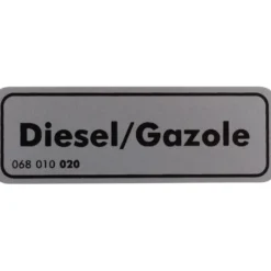 Autocollant Diesel pour VOLKSWAGEN Transporter T25 (05/1979-07/1992)