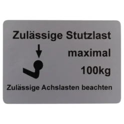 Autocollant d'information Turbo-Diesel pour VOLKSWAGEN Transporter T25 (05/1979-07/1992)
