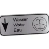 Autocollant d'information Water pour VOLKSWAGEN Combi Split (1950-07/1967)