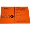Autocollant orange "Original BMW Teile"