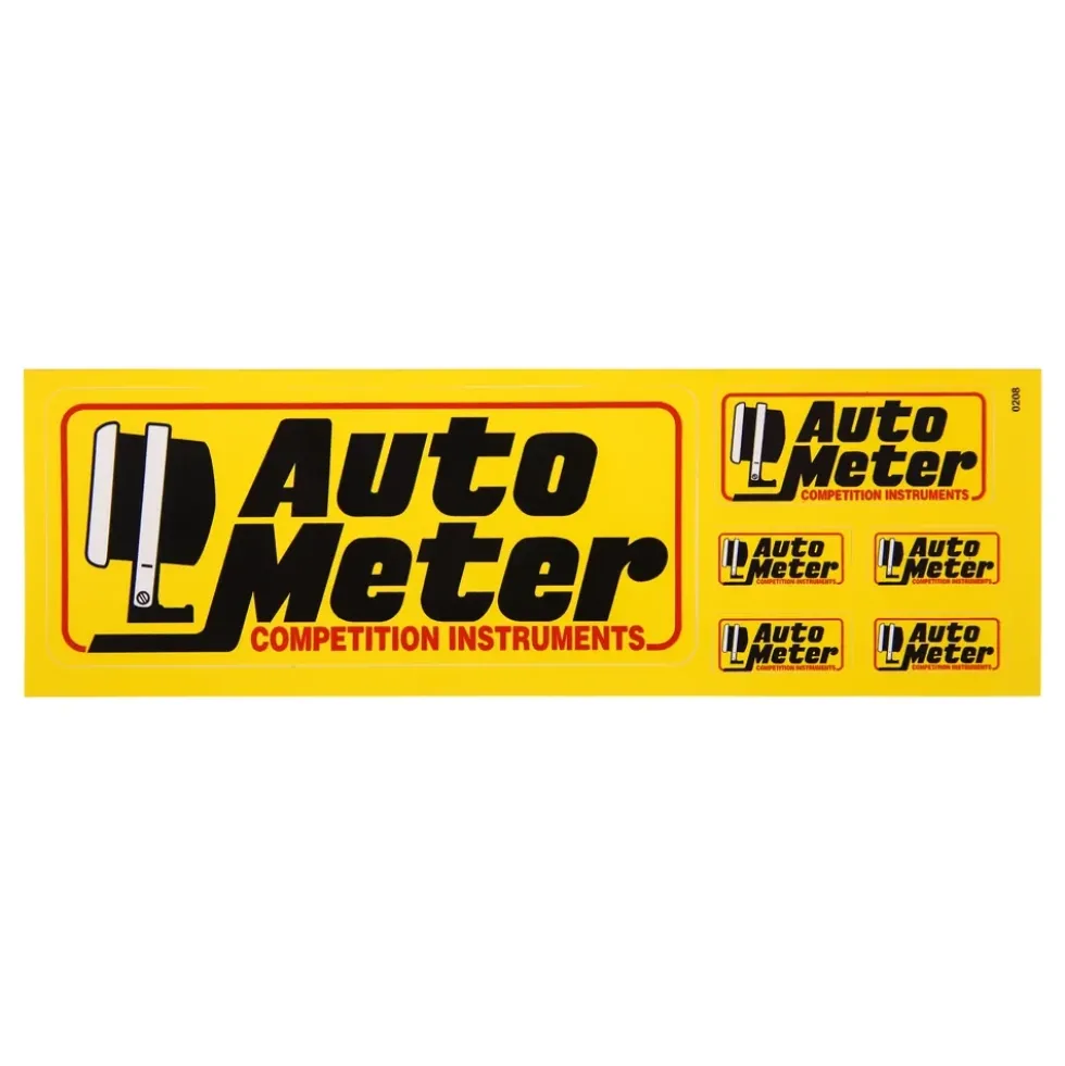 Autocollants Autometer - Format 16 x 5 cm