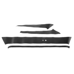 Autocollants de hayon pour VW Golf 1 GTi avec trou d'essuie-glace - noir