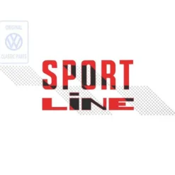 Autocollant "Sportline" pour aile arrière droite de Golf 1 Cabriolet