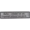 Autocollant uniquement carburant sans plomb pour VOLKSWAGEN Transporter T25 (05/1979-07/1992)