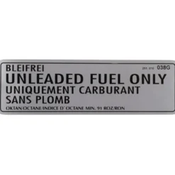 Autocollant uniquement carburant sans plomb pour VOLKSWAGEN Transporter T25 (05/1979-07/1992)