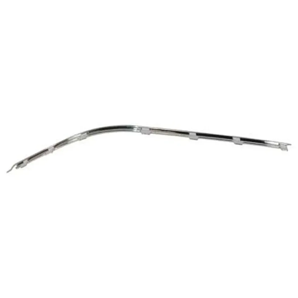 Baguette chromée sur moulure droite de pare-chocs avant pour BMW Série 5 E39 Berline et Touring phase 1 (-08/2000) - côté passager