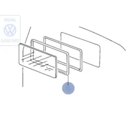 Baguette d'aile arrière droite pour Passat 35i Break jusque ->1993