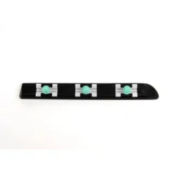 Baguette de protection noire sur aile avant droite pour BMW Série 3 E46 Berline et Touring phase 1 et 2 (04/1997-07/2005) - côté passager
