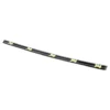 Baguette de protection noire avec insert chromé sur porte arrière gauche pour BMW Série 5 E39 Berline et Touring phase 1 (-08/2000) - côté conducteur