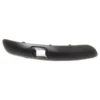 Baguette droite noir satiné de pare-chocs avant pour VW Golf 5 Plus avec lave-phares (11/2004-05/2007) - côté passager