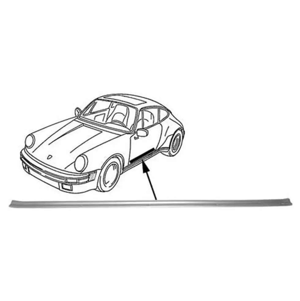 Baguette pince-moquette pour Porsche 911 et 912