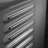 Baguettes de ventilation inox poli ailes arrière Bus VW Split Deluxe 51 ->55