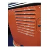 Baguettes de ventilation inox poli ailes arrière Bus VW Split Deluxe 55 ->63