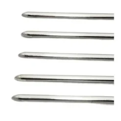 Baguettes de ventilation inox poli ailes arrière Bus VW Split Deluxe 55 ->63