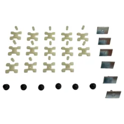 Baguettes noires inserts chromés de tour de caisse inférieur avec fixations pour BMW Série 02 E10 (03/1971-07/1977)