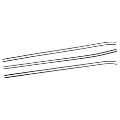 Baguettes Noires sur tour de caisse pour Volkswagen Golf 1 version 2 portes - 6 pièces