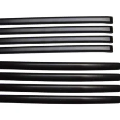Baguettes Noires sur tour de caisse pour Golf 1 version 4 portes - 8 pièces