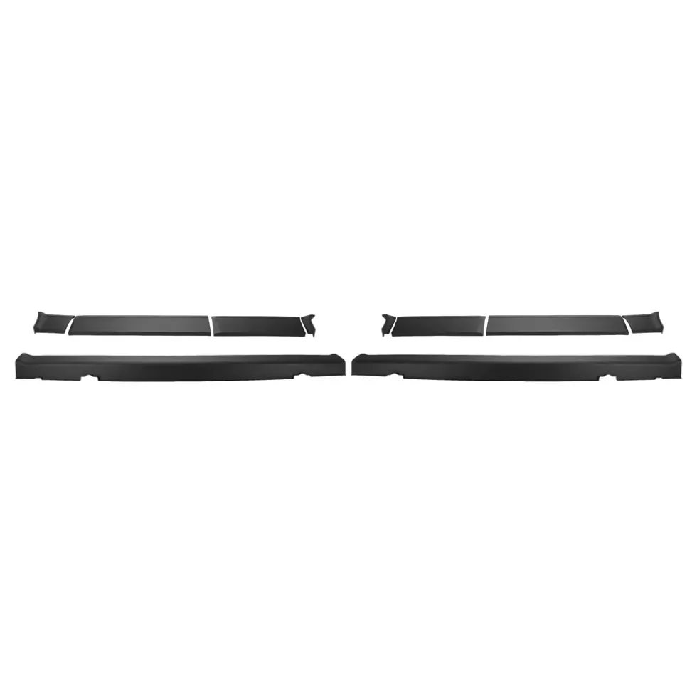 Baguettes noires type M TECHNIC 2 pour Bmw Série 3 E30 Berline (09/1987-05/1993)