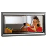Baie coulissante acrylique noire type S4 900x450 mm Seitz DOMETIC