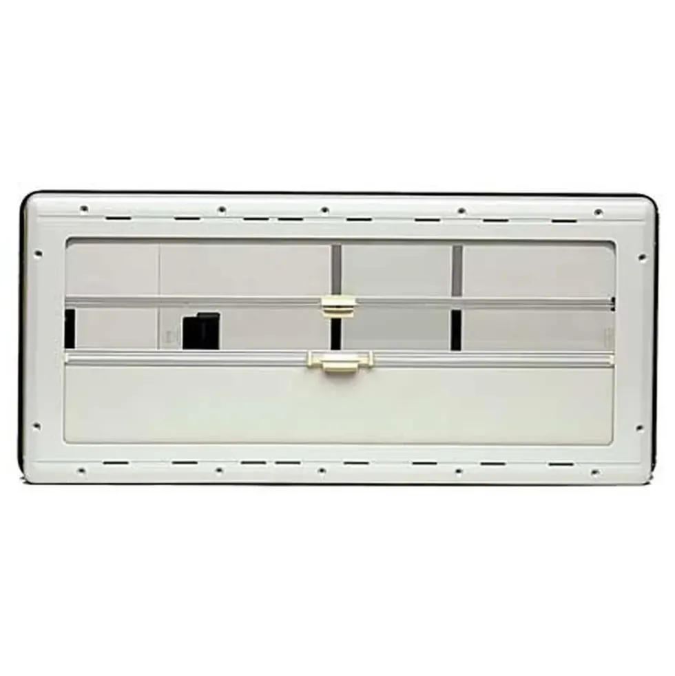 Baie coulissante acrylique noire type S4 900x450 mm Seitz DOMETIC