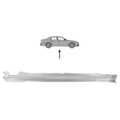 Bas de caisse droit pour Audi A4 (B7)