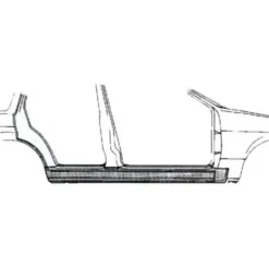 Bas de caisse droit pour Bmw Série 3 E30 Berline et Touring (07/1981-07/1994)