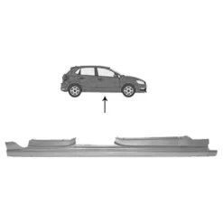 Bas de caisse droit pour Volkswagen Polo V (6R) 5 portes