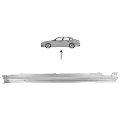 Bas de caisse gauche pour Audi A4 (B6)