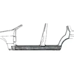 Bas de caisse gauche pour Bmw Série 3 E30 Berline et Touring (07/1981-07/1994)