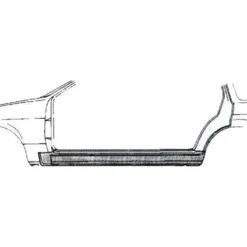 Bas de caisse gauche pour Bmw Série 3 E30 Coupé (07/1981-12/1993)