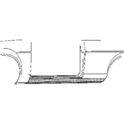 Bas de caisse gauche pour Ford Capri (1969-1986)
