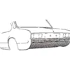 Bas de face arrière pour Opel Kadett C (1973-1979)