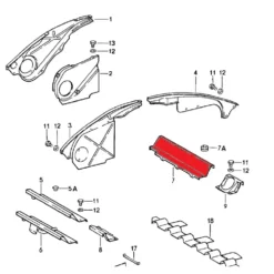 Blindage moteur DANSK pour Porsche 911, 912 et 930 (1965-1983) - côté droit