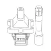 Bobine d'allumage Topran pour Bmw Série 7 E32 (05/1991-04/1994) - v8