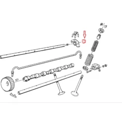 Bouchon sur axes de culbuteurs Febi pour BMW Série 3 E30 (12/1981-04/1993) - moteur M20