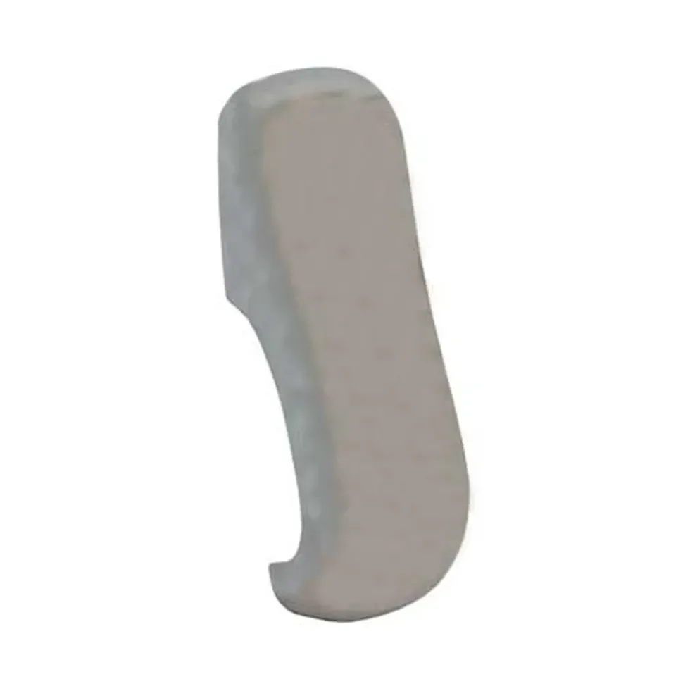 Butoir chromé sur pare-chocs simple lame pour Volkswagen Coccinelle 1300 et 1200 (1953-1973)