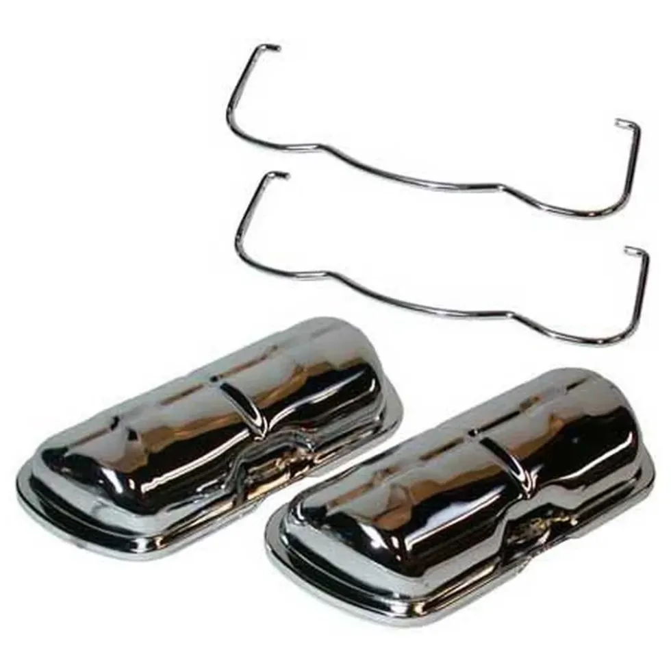 Cache-culbuteurs & clips Chromés pour VOLKSWAGEN Combi Split Brazil (1957-1975) - La paire
