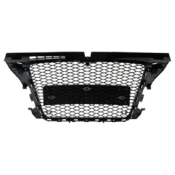 Calandre nid d'abeille noir brillant pour Audi A3 8P 2009 à 2012