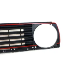 Calandre 2 phares pour Golf 2 avec liseré rouge