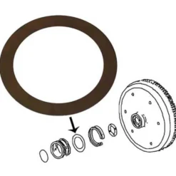 Cale de réglage du jeu latéral épaisseur 0,32 mm pour VOLKSWAGEN Combi Split Brazil (1957-1975)